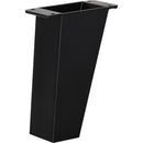 Pata inclinada abs negra 120 mm