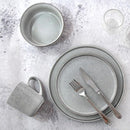 Juego de Loza 16 Piezas Ceramica Seul Gris