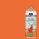 Pintura Esmalte Base Agua Spray 0.4 l Brillante naranja