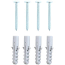 Tarugo con tornillo 10 mm 4 unidades