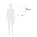 Colgador para blusas y camisas plastico blanco