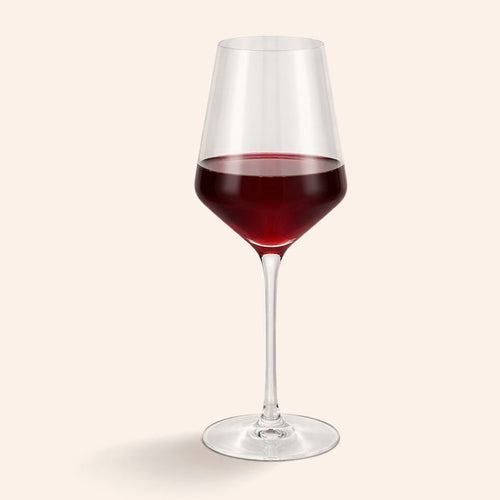 Set 4 Copas de Vino tinto 400 ml Vidrio Transparente.