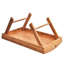 Mesa De Desayuno Bambu Rectangular 50X30 Cm Cafe