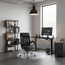 Silla Escritorio Con Reposapie Felipe Negro 68X116,5X66,5 Cm
