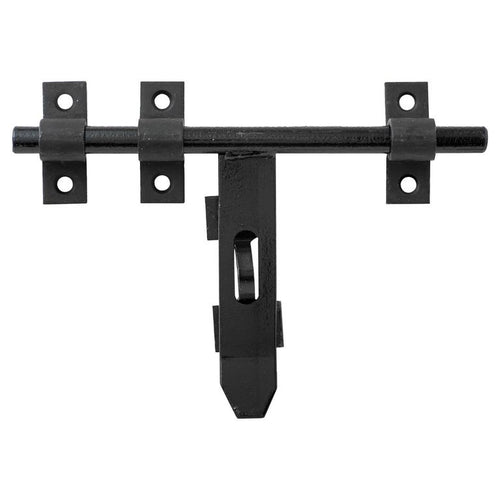 Cerrojo portacandado acero 8" negro