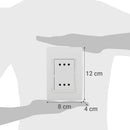 Enchufe 10A Duplex Luzica Bco