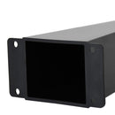 Pata inclinada abs negra 120 mm