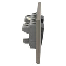 Interruptor doble + 1 placa 10 A Nobile Terra