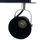 Barra Led Aurus 2 Luces Metal Negro