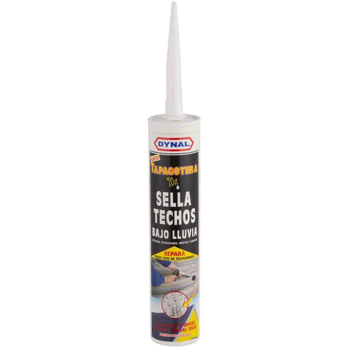 Sellante Asfaltico Dynal Tapagoteras 300 Ml P/Techumbres Y G