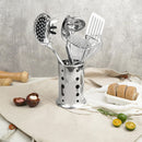 Set Utensilios acero inoxidable 8 piezas