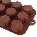 Molde Chocolate Casa Bonita Rectangular 12 Cavidades Cafe
