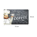 Limpiapies Coffee 45x75 cm PVC Cafe
