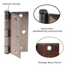 Pack 3 Unidades Bisagra 3X3 Bronce Old