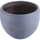 Macetero Stri De Fibra De Vidrio 50X39 Cm Gris