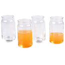 Set 4 Vasos Altos De Vidrio 490 Ml Transparente