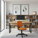 Silla Pc Brazos Naranjo