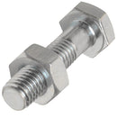 Perno hexagonal metrico 8.8 c/tuerca M8 x 40 mm zincado 2 unid