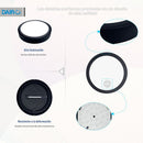 Panel Led Sobrepuesto Circular Negro 18W Luz Calida