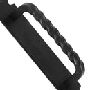 Manilla con placa negro 10