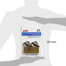 Set Candados 2 Unidades 40 Mm Bronce Con Llaves