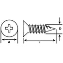 Tornillo Tirafondo Madera 4 1/4 4 unidad(es)