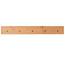 Perchero Con 5 Ganchos Zinc Bambu/ Negro