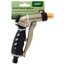 Pistola de riego ajustable 3/4 de titanio