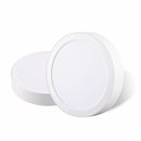Pack 2 Panel Led Sobrepuesto Circular Blanco 18W Luz Fria.