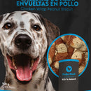 Comida para Perros Snack Para Perros Galletas De Mani Envueltas En Pollo 100 Gr