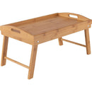 Mesa De Desayuno Bambu Rectangular 50X30 Cm Cafe