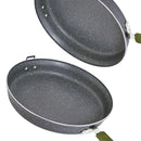 Omelettera Antiadherente 24 cm Aluminio Gris