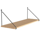 Repisa Angolo Madera 1 Nivel(es) 494x200x203 mm Gris/Natural