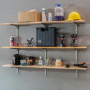 Pilar ranurado simple 1 mt galvanizado