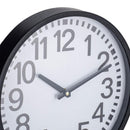 Reloj redondo 30x30x4 cm negro