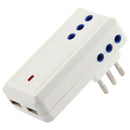 Enchufe Triple Con 2 Usb