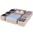 Set 8 Organizadores 28X11X28 Cm Beige
