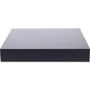 Repisa Melamina 1 Nivel(es) 25x3.8x25 cm Negro