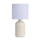 Lampara Mesa Barres 1 Luz E27 Beige