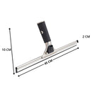 Limpiavidrios Manual Metalico 25 cm para Ventanas