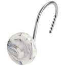 Set 12 Ganchos Ceramica Blanco