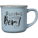 Mug 300 Ml Ceramica Frases Colores Surtidos
