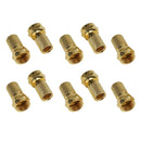 Pack De 10 Conectores Tipo F Atornillables Para Cable Coaxial Rg6
