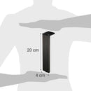 Pata aluminio Laila 40x200mm negra