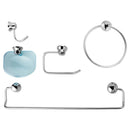 Kit Accesorios Murales Cromados Bano 5 Piezas