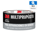 Cinta De Tela Duct Tape De Reparacion Gris 48 Mm X 9.1 Mts
