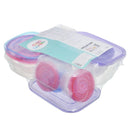 Set 40 Contenedores De Alimentos Plastico 9.86 L