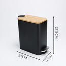 Papelero 5 Litros Plastico Negro