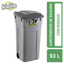 Basurero Contenedor 93 Litros Gris