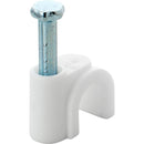 Grampa Cordon Coaxial Diametro 6,0 Mm,Rg59 - Blanco 20 U.